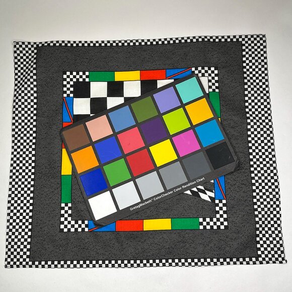 VTG Winston Cup NASCAR Bandanna Checked Flag Design Eagle Black Red 19.25" X 17" - Picture 7 of 7